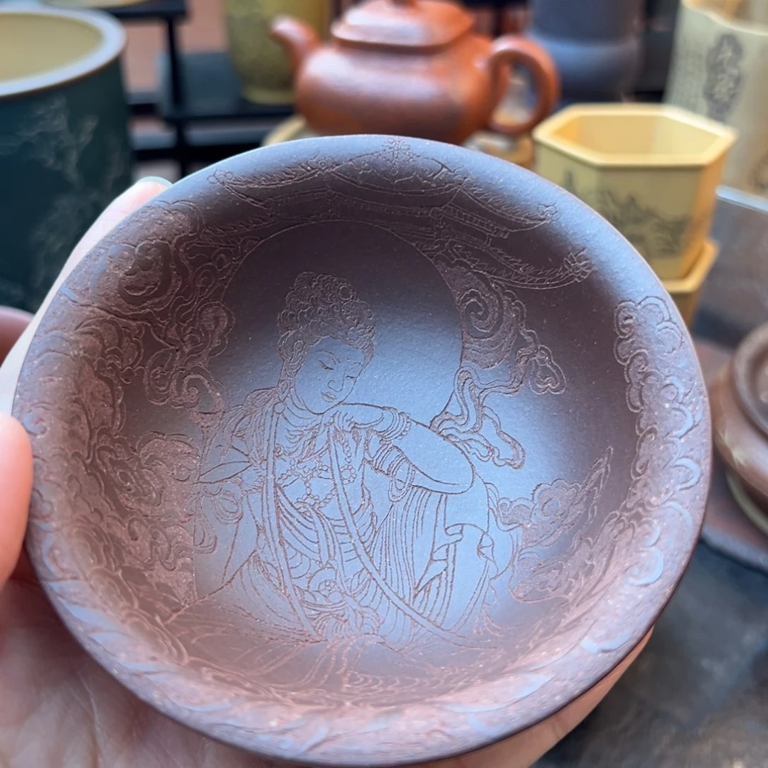 程***知紫砂茶壶紫砂主人杯