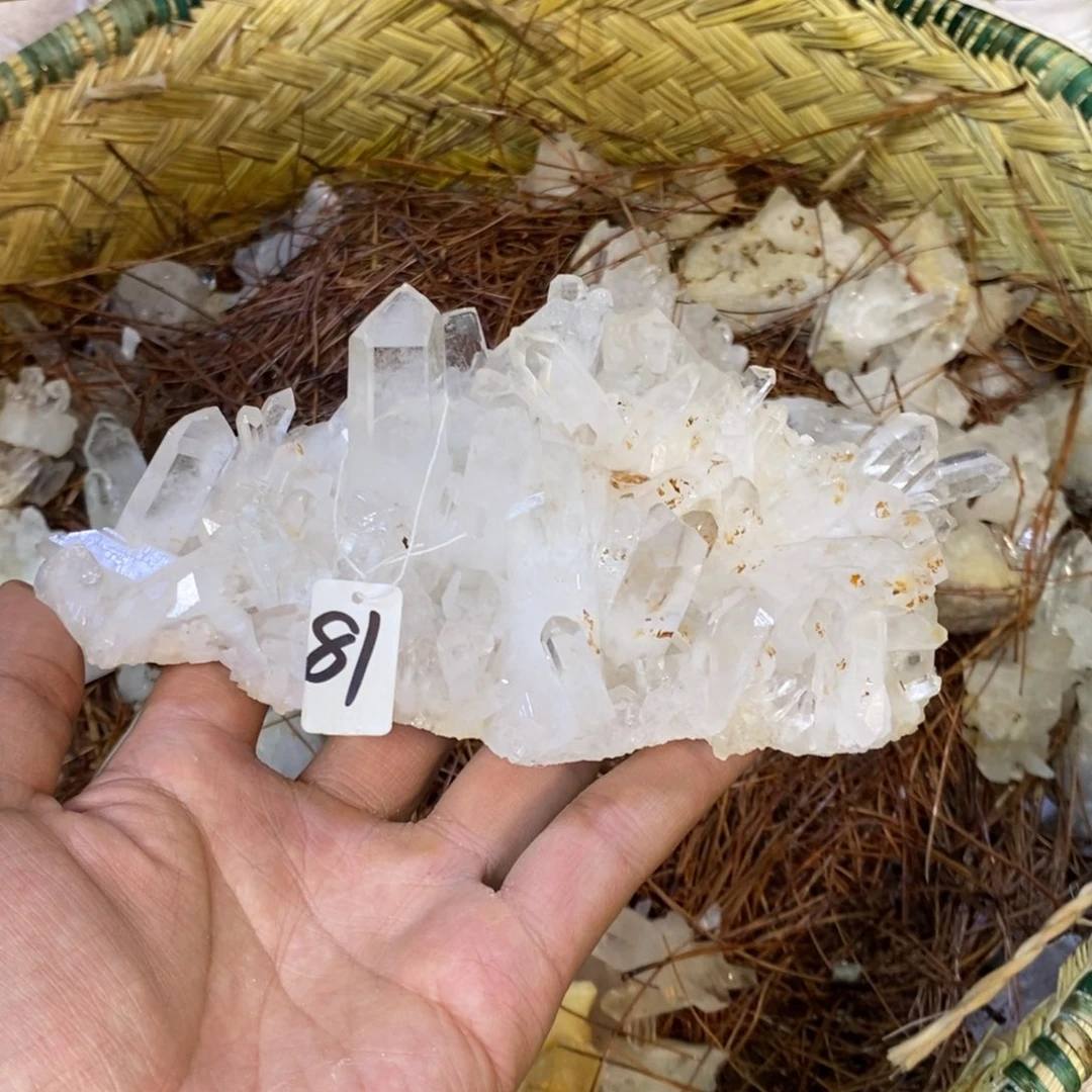 水晶原石摆件未镶嵌水晶无*