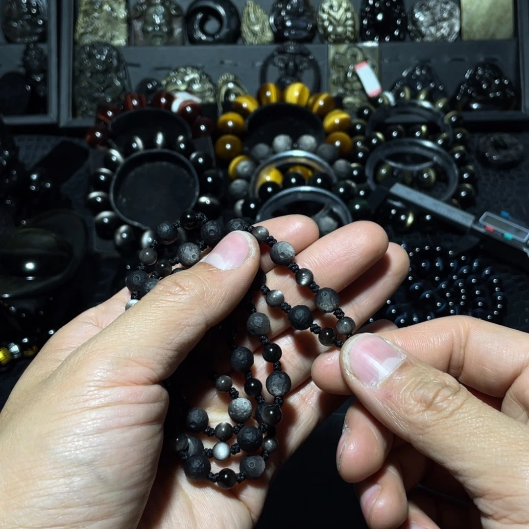 黑曜岩珠宝奇石未镶嵌&****肆