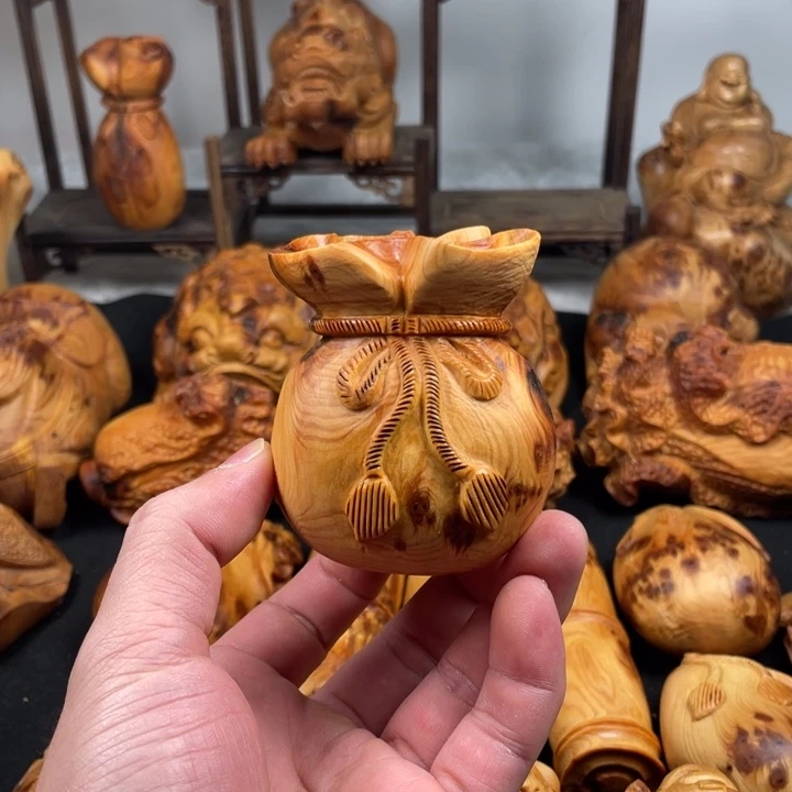 柏木手工福袋手把件