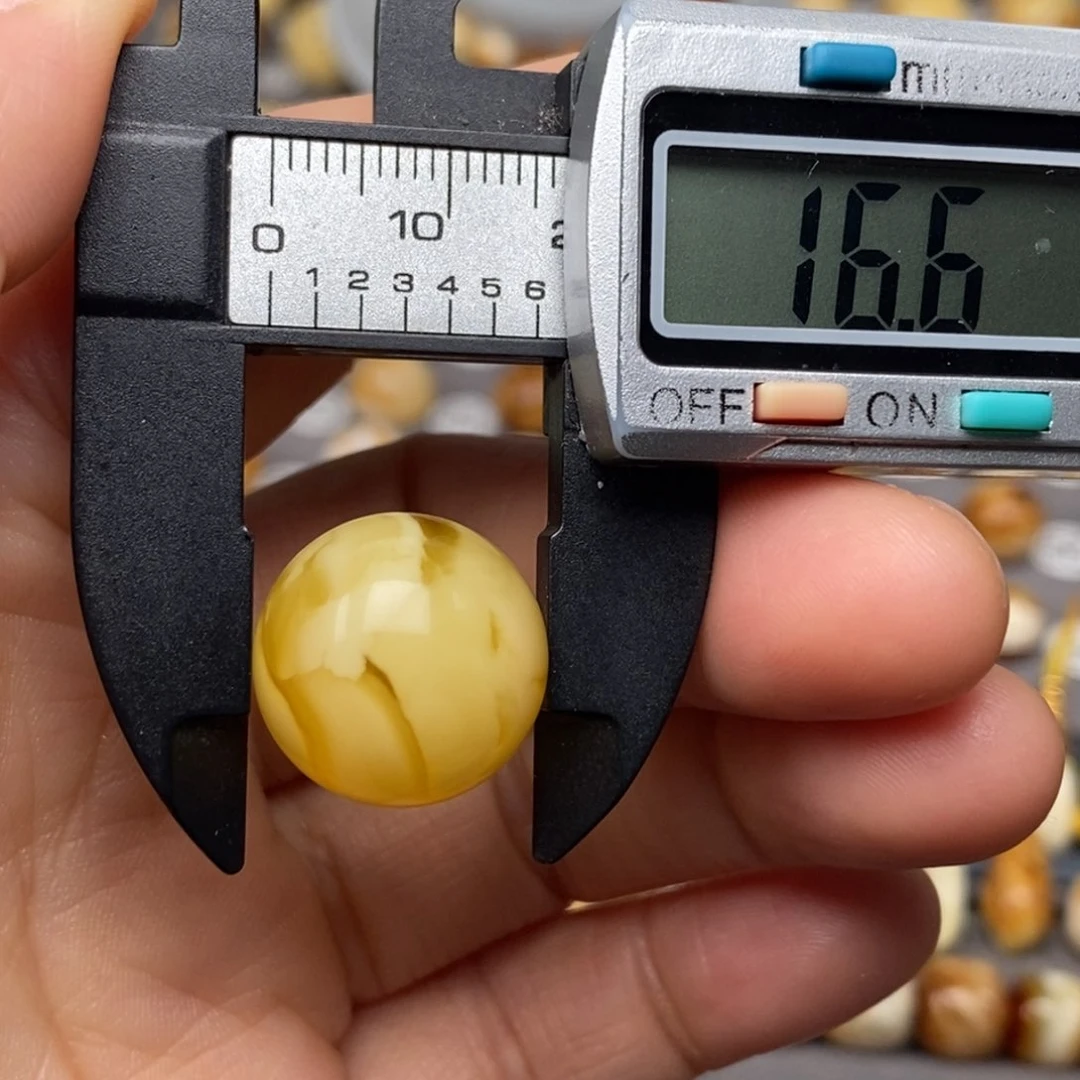 手链琥珀未镶嵌圆珠