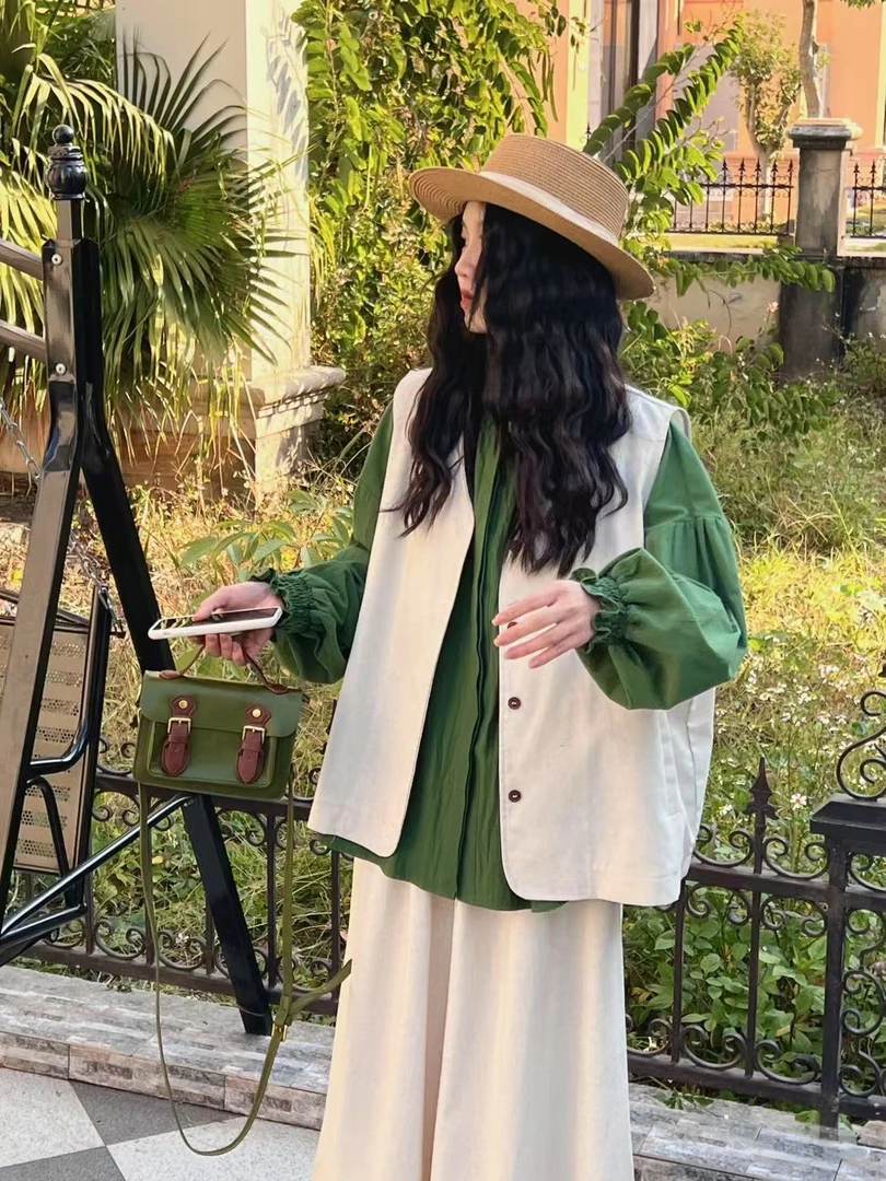 米多多 BSG（88011-1#）日系复古马甲