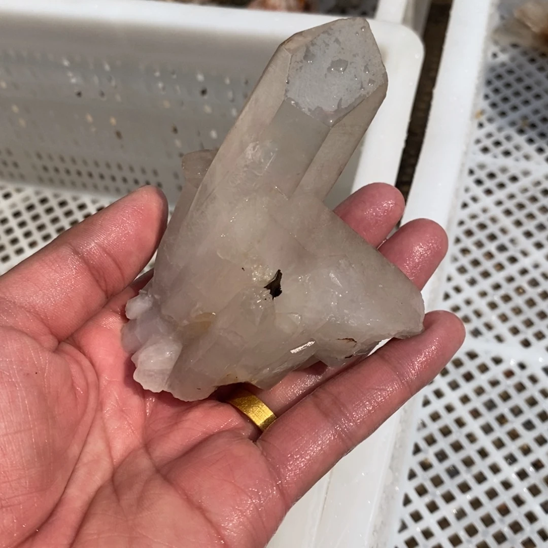 水晶水晶原石摆件未镶嵌