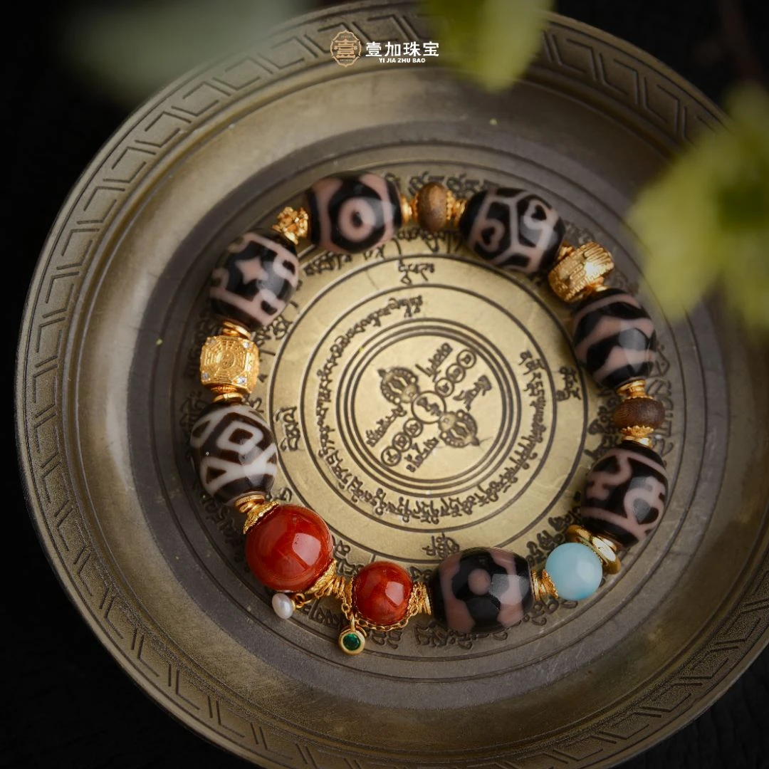 壹加师弟丨手工设计南红多宝手串多样性发一
