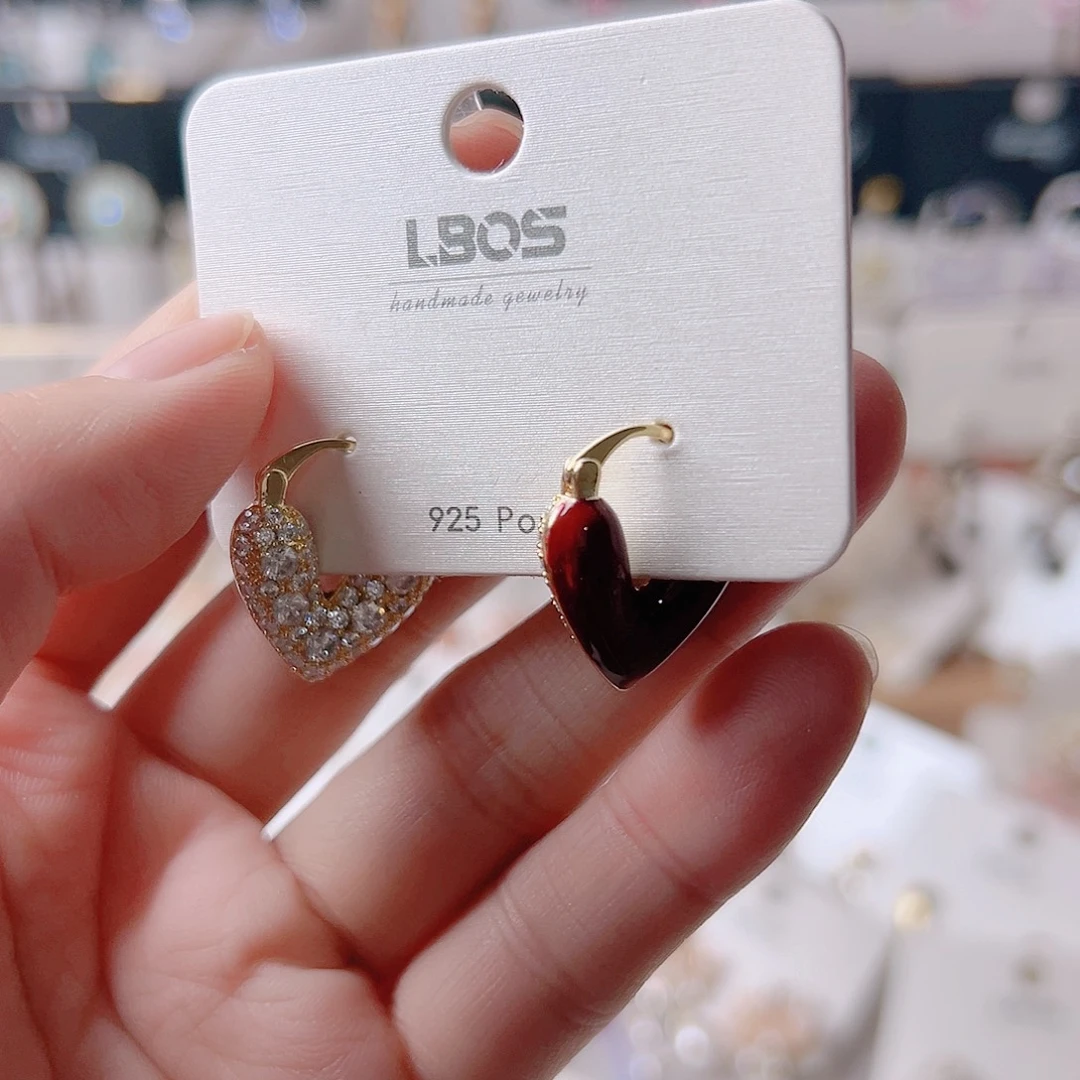 锆石纯铜合金耳环的