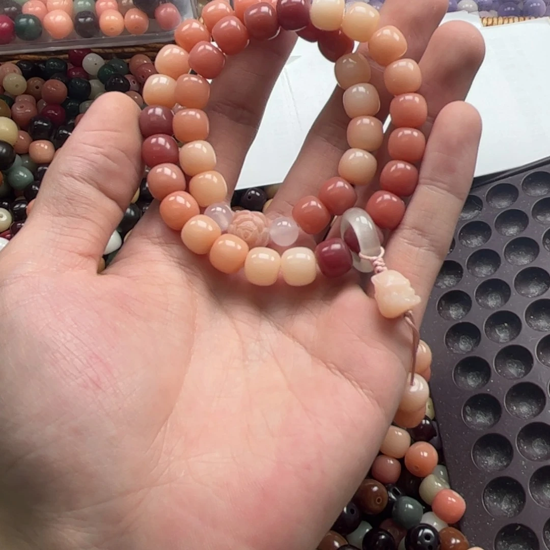 【闪购商品】白玉菩提吊坠q10/锅底粉桶