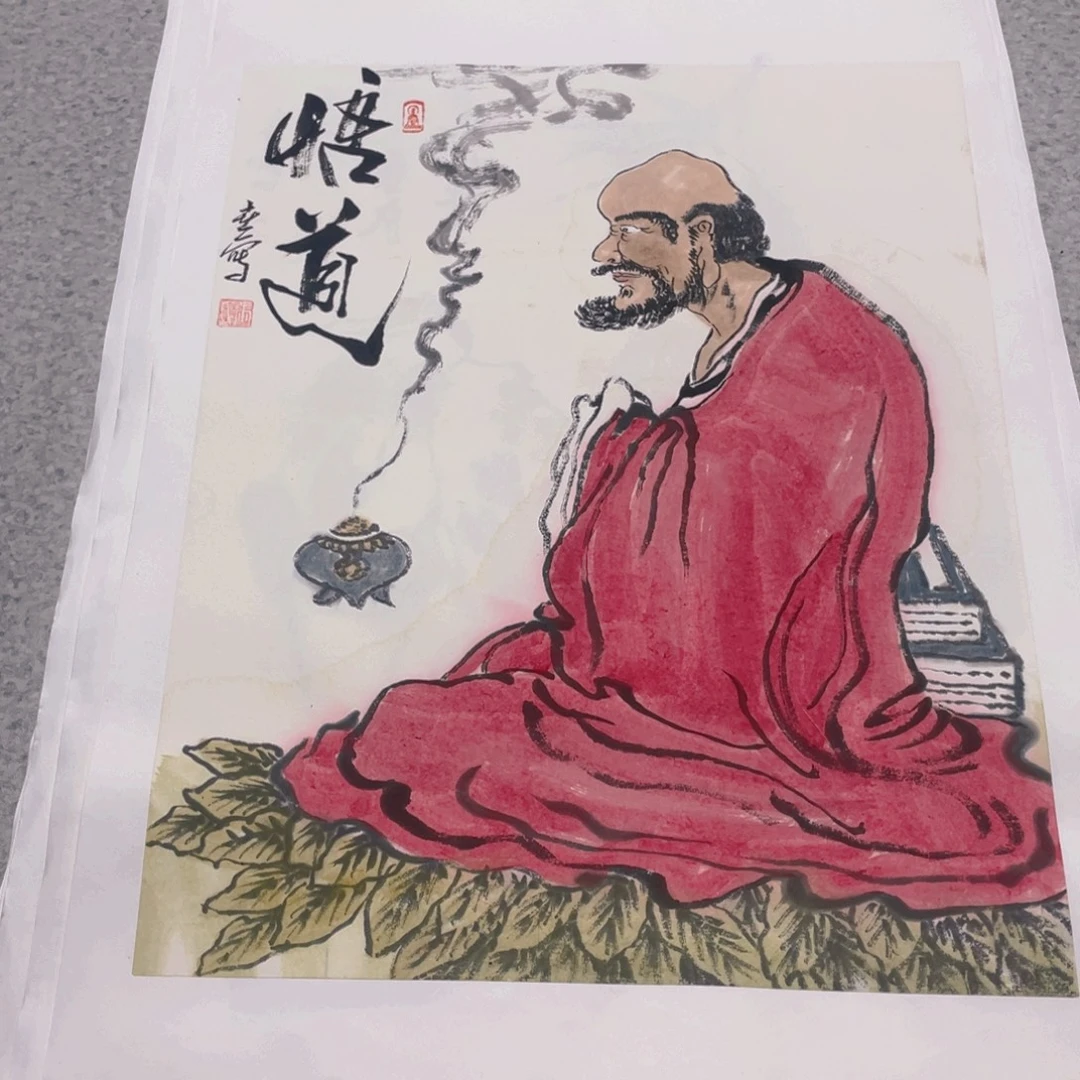 国画1.4平尺纯手绘国画作品