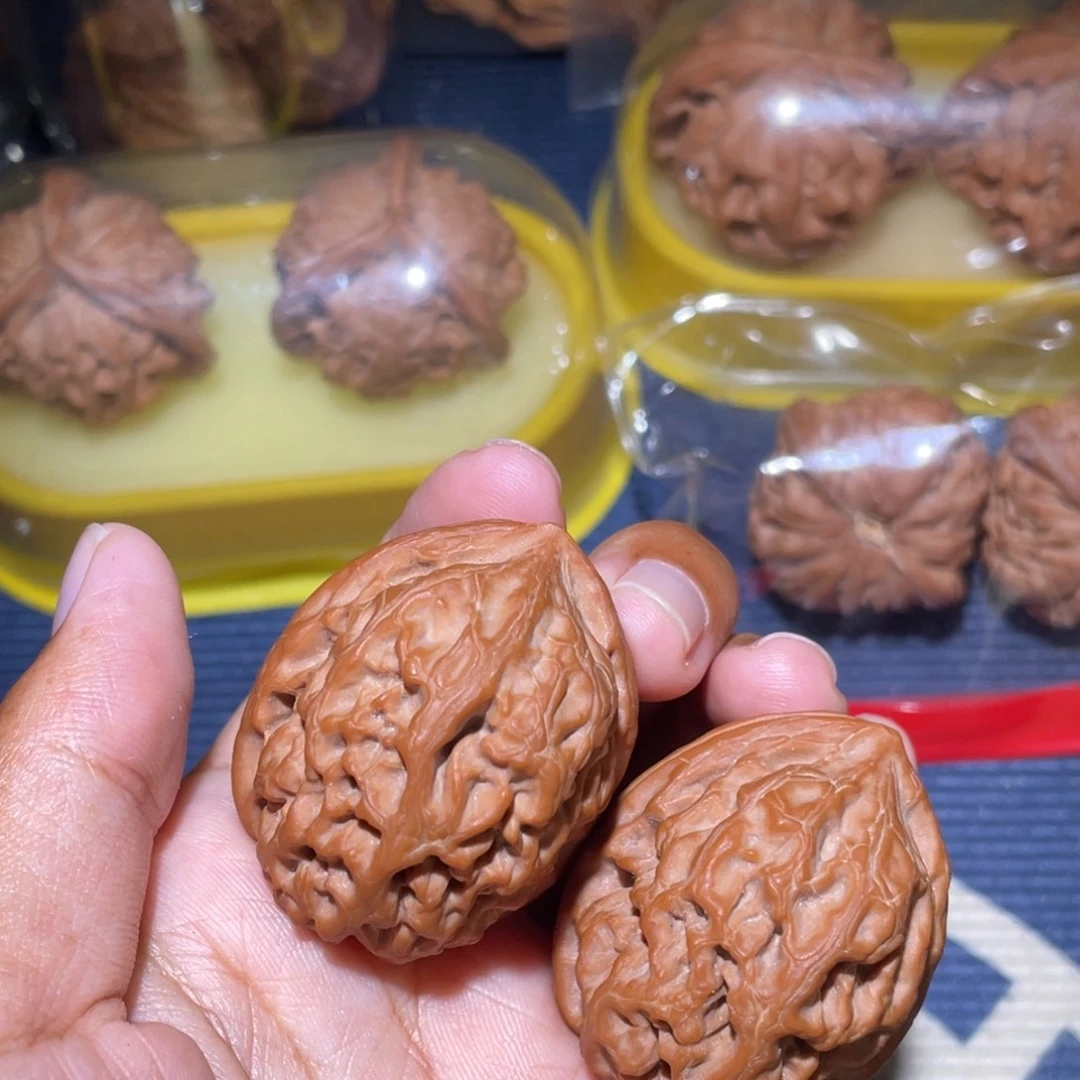 英****吊坠文玩核桃全品龙纹方尊39
