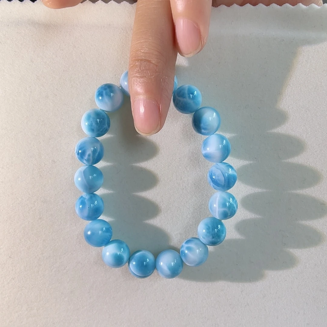 未镶嵌针钠钙石（海纹石）手链