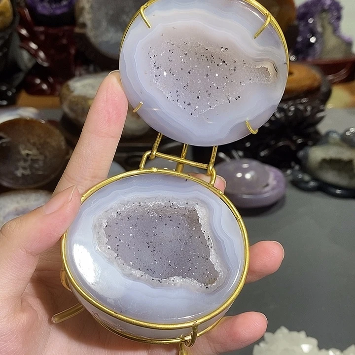 摆件未镶嵌紫晶聚宝盆