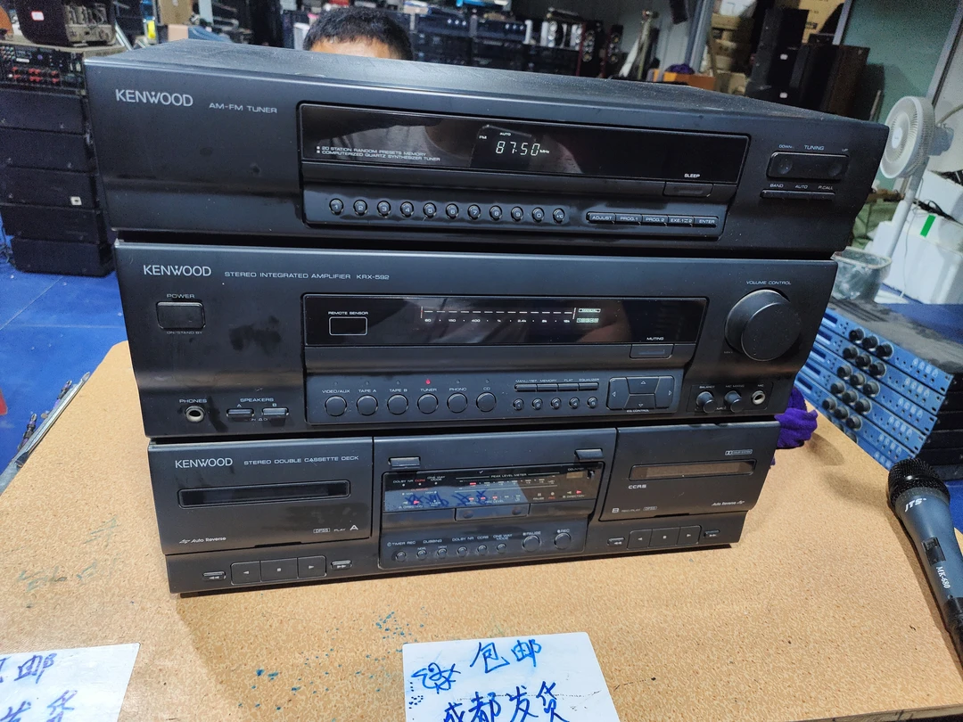 8新  二手建伍592组合主机，外接出声，需要维修，不支持七天无理由