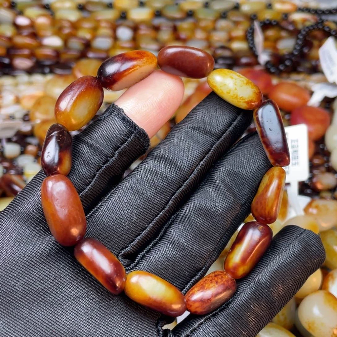 和田玉手链未镶嵌