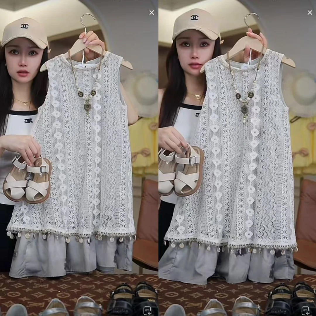 AYJ250242女童p帘风连衣裙