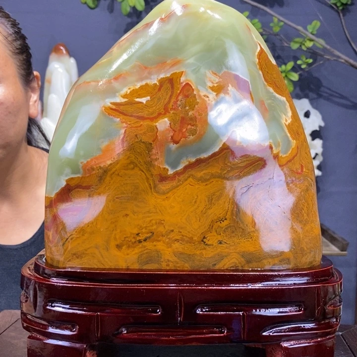 石材精品古青石摆件
