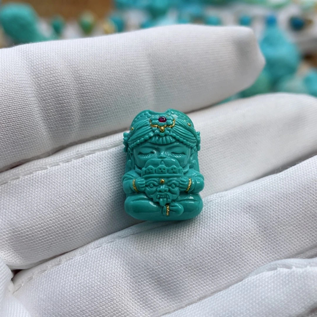 绿松石珠宝奇石未镶嵌