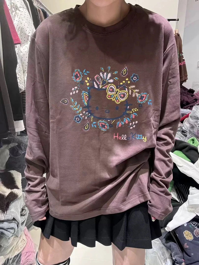 韩版卡通kt猫T恤