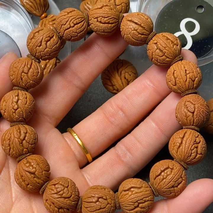 吊坠桃核陕西秦岭山桃核15