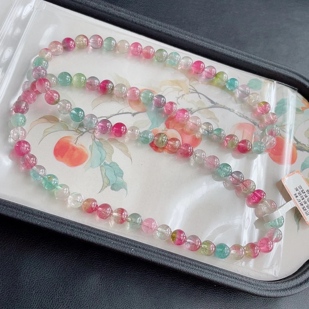 手链未镶嵌碧玺6.6mm左右