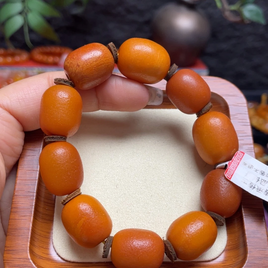 蜜蜡未镶嵌手链手串
