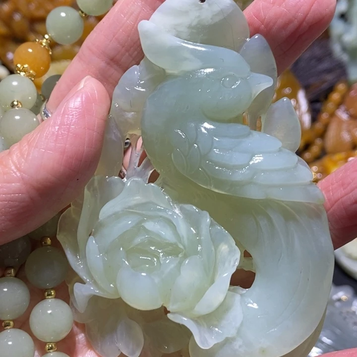 岫玉岫玉吊坠未镶嵌