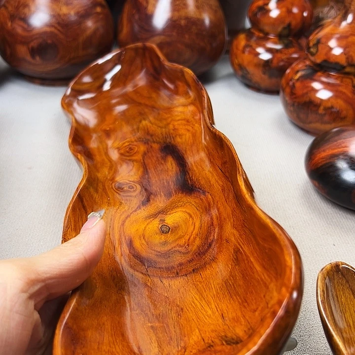 得**然越南黄梨木大果盘