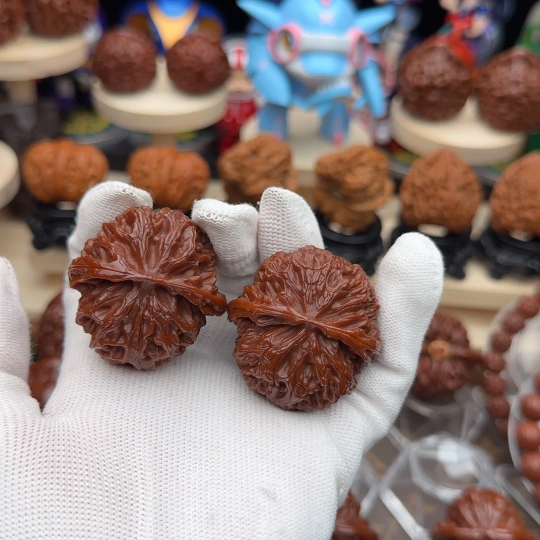 文玩核桃吊坠K**g41全品红苹果园