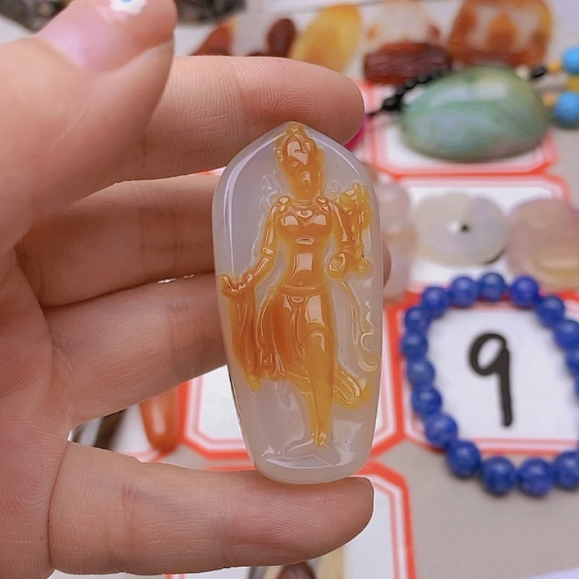 【闪购商品】玛瑙/玉髓未镶嵌珠宝半成品思**厚