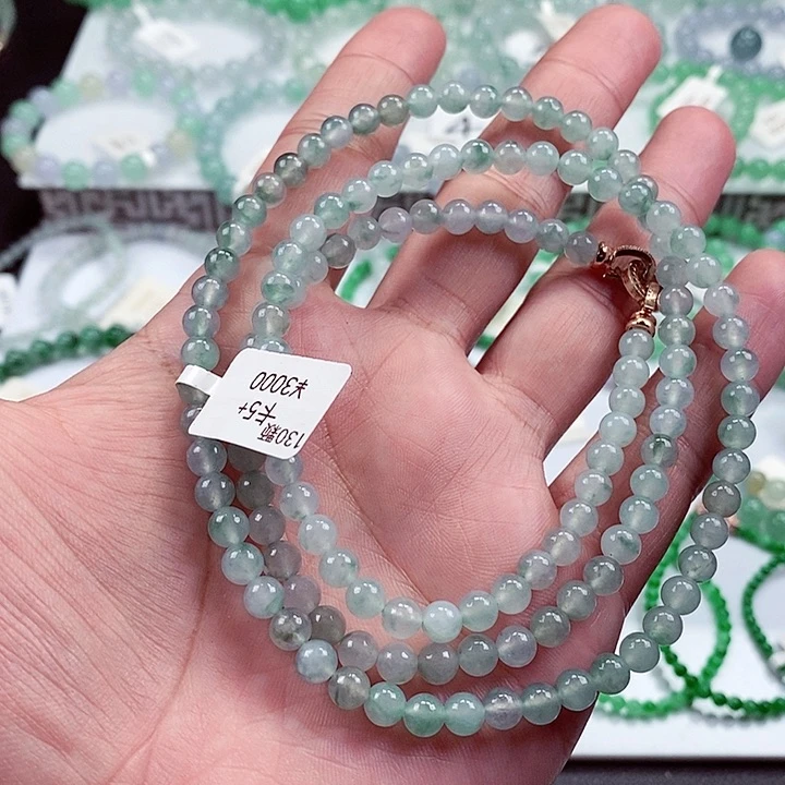 翡翠手链未镶嵌卡5.5