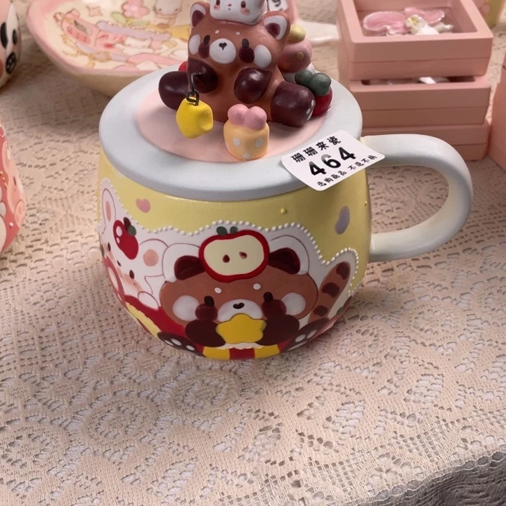 雪***ˣ摆件瓷好看的杯子陶瓷