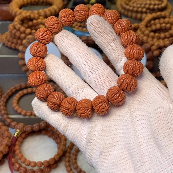 手串桃核秦岭龙纹