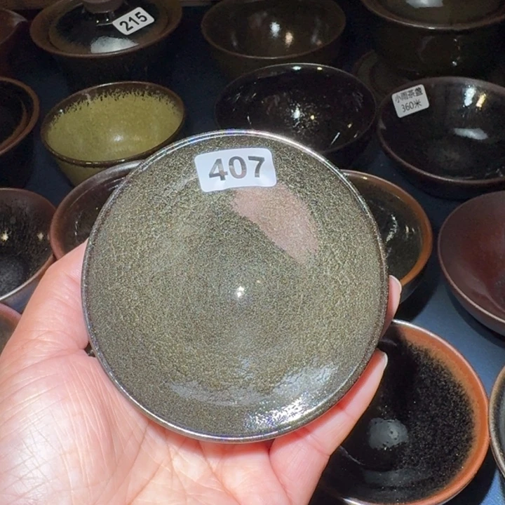 小雨茶盏手工柴烧