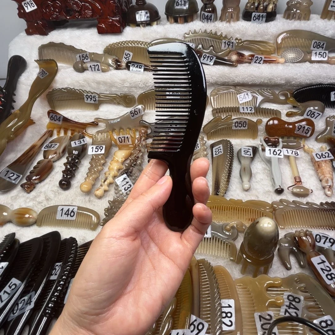 牛角牛角梳牛角梳子