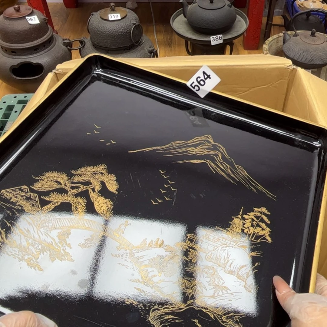 瓷片摆件工艺品摆件666