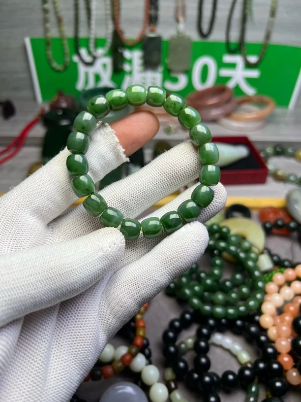 碧玉直切手串男女款