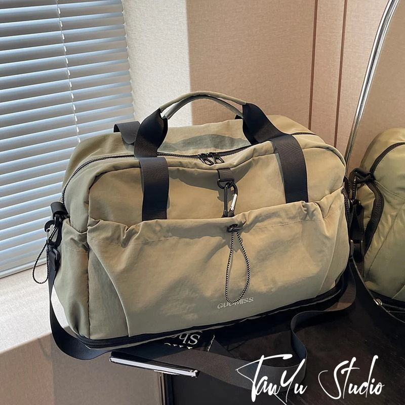 探屿短途旅行包2024新款大容量干湿分离运动健身包旅游收纳行李包