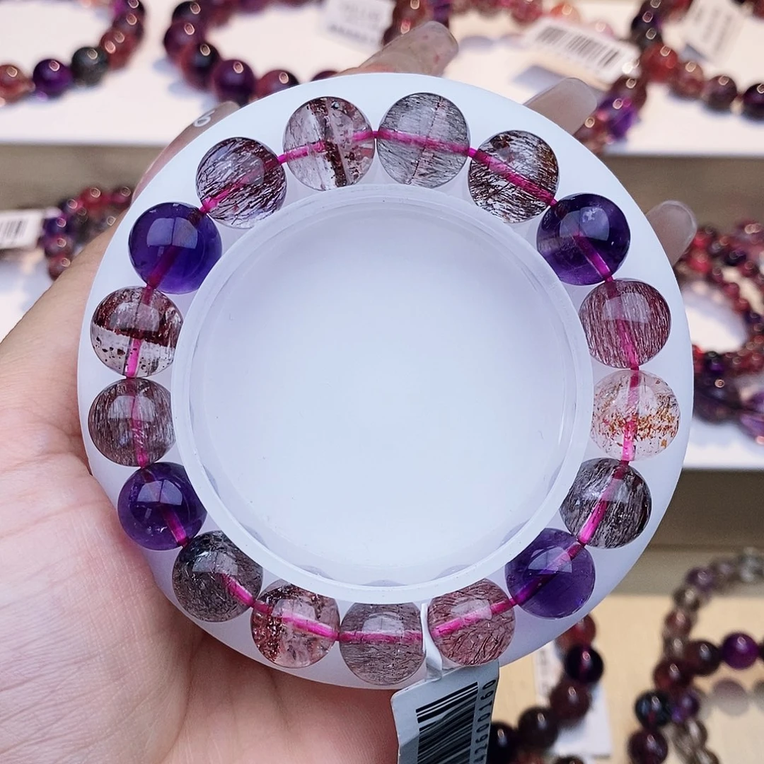 手链水晶未镶嵌黑加仑超七11+