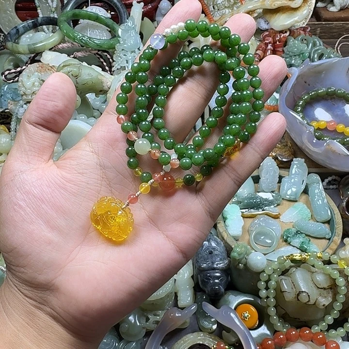 y***a手链未镶嵌和田玉