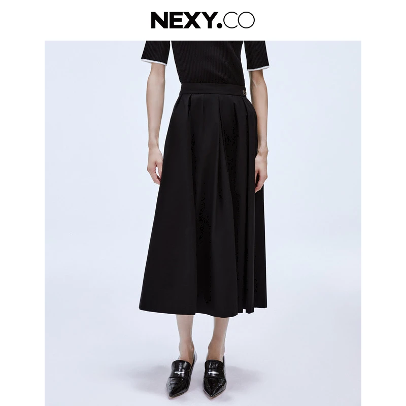 【晨粉专享价】NEXY.CO/奈蔻半裙|高级感|气质女性|百搭|通勤|