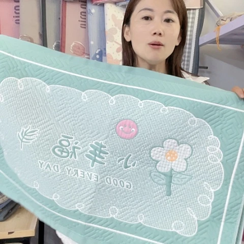 棉纱布棉绿色幸福