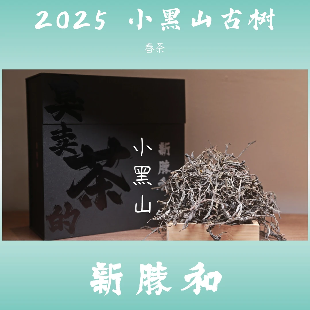 【2025 帕扎河 小黑山】春茶 古树 散茶（生茶）盒装 普洱茶
