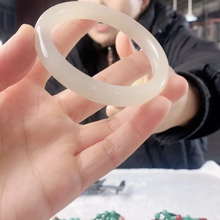 密玉（石英质玉）手链未镶嵌豫*见