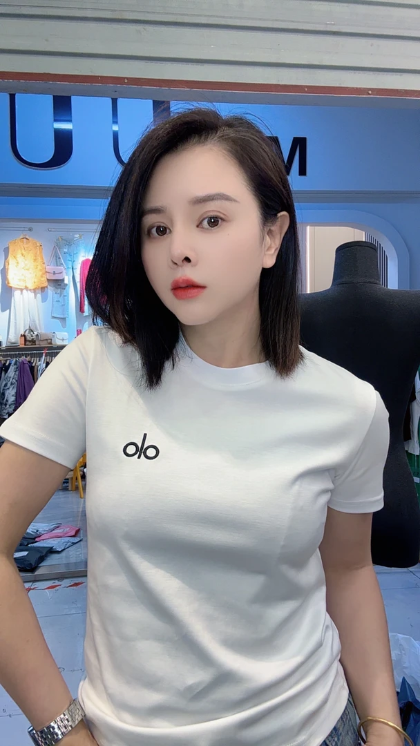 （小沐家）字母刺绣夏季新款短袖T恤时尚百搭