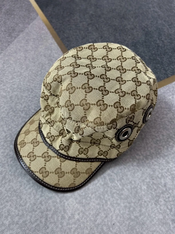 95新 GUCCI/古驰 古驰gucci满老花棒球帽95新