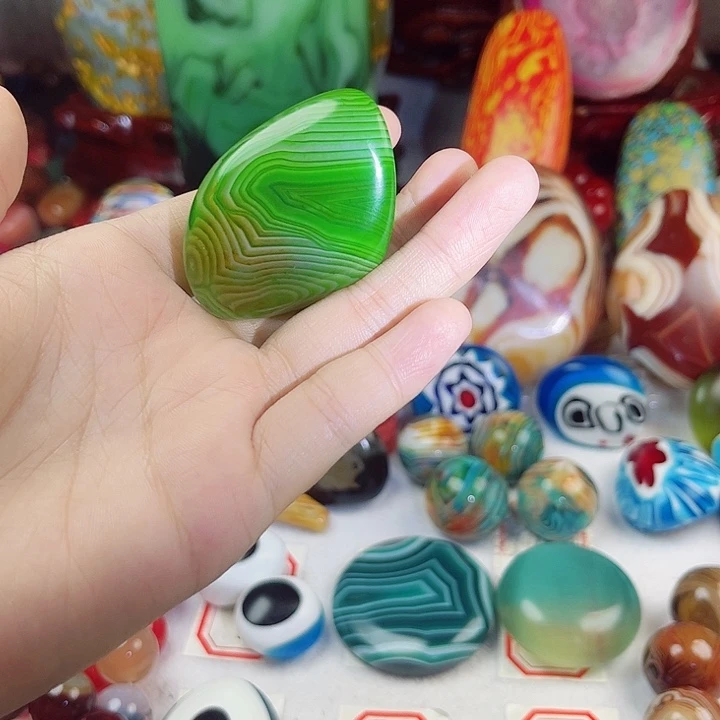玛瑙/玉髓未镶嵌耳饰