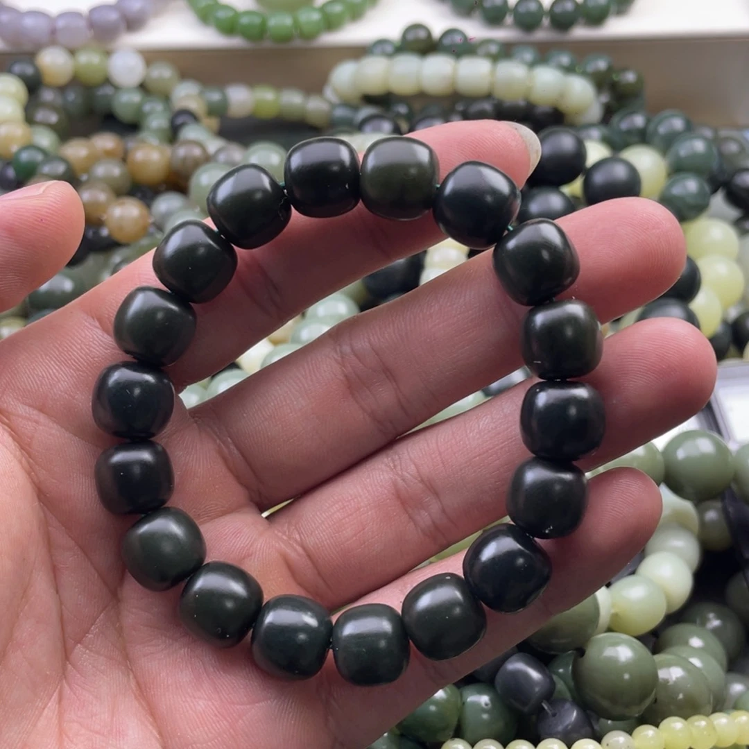 和田玉手串未镶嵌