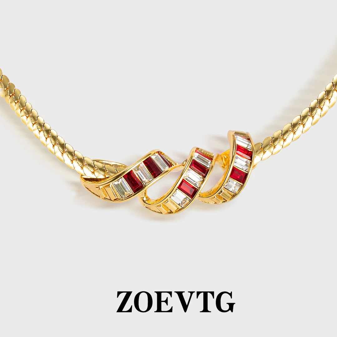 镀K金 心意礼】金色年华】春夏必备中古项链首饰配饰1020