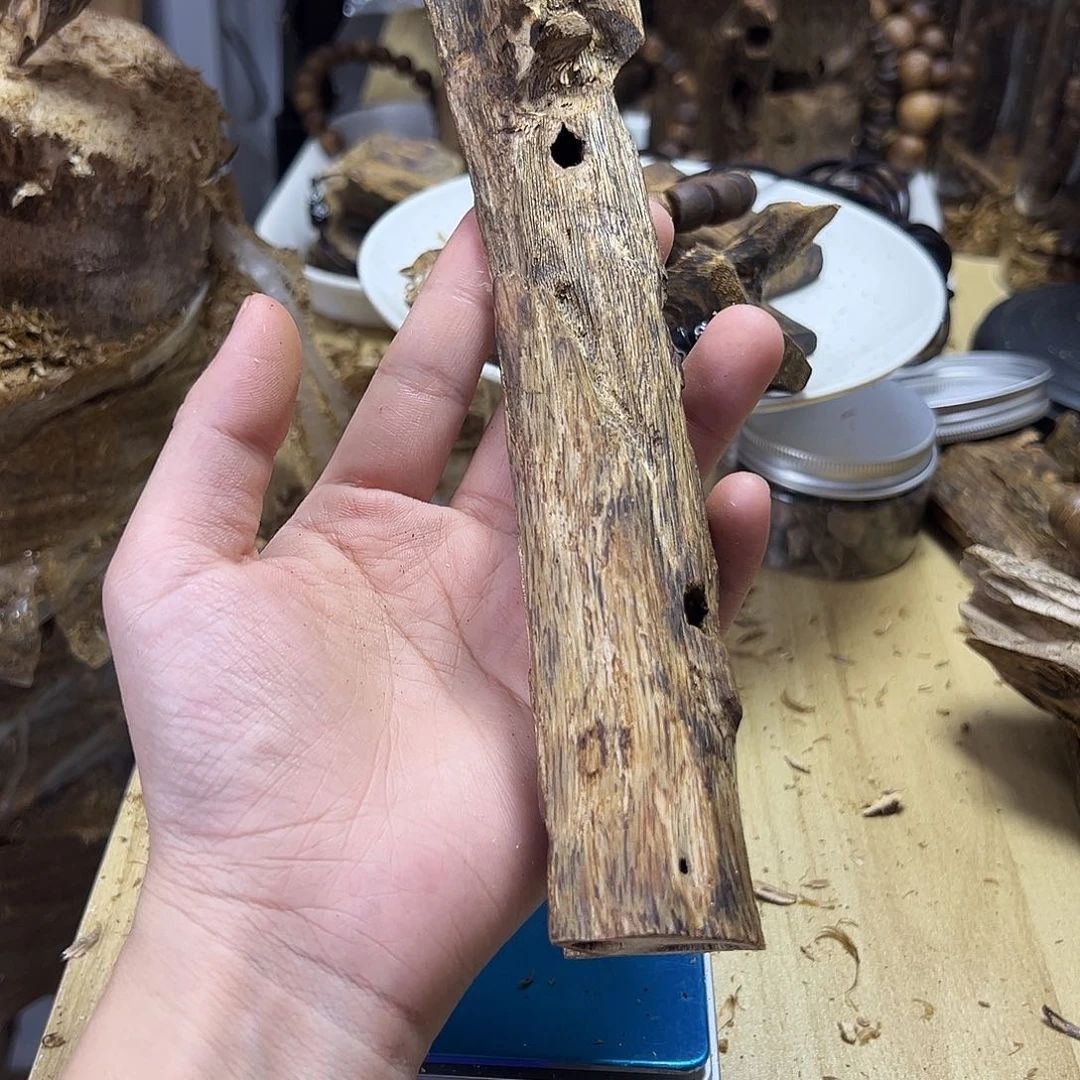 木绿奇楠虫漏49克