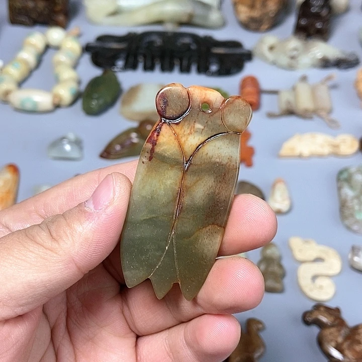 和田玉未镶嵌颈饰69