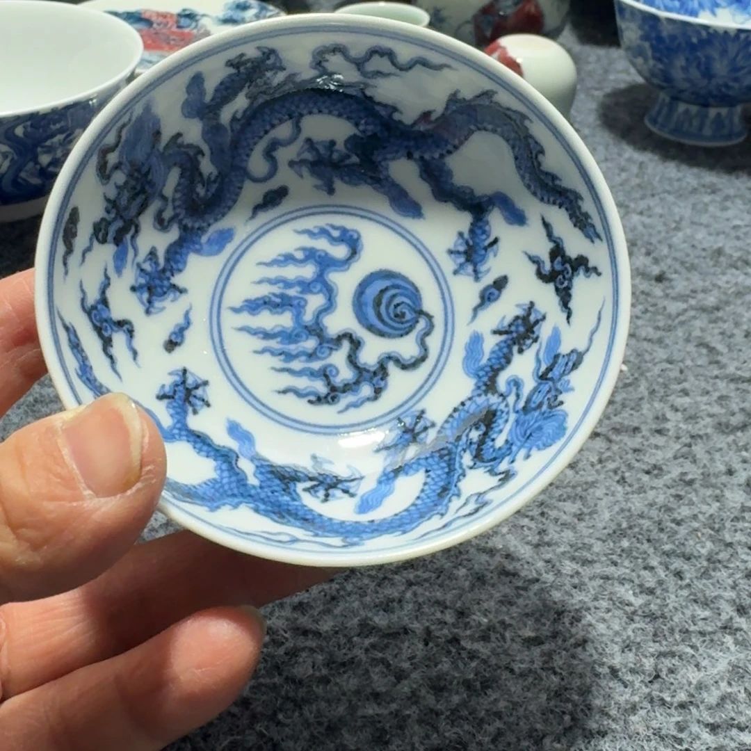 天***罡现代景德镇陶瓷手绘茶具