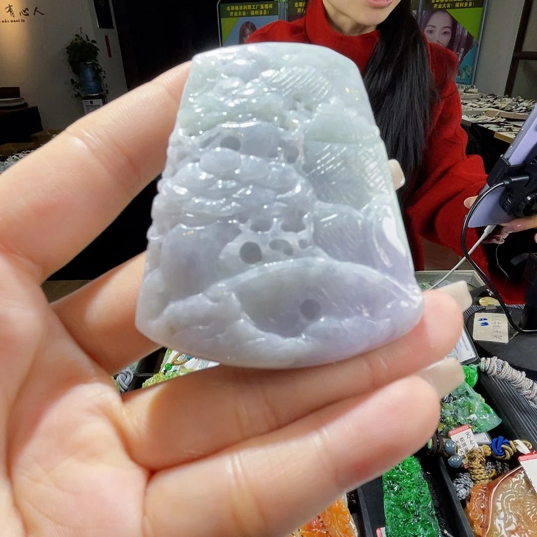 颈饰未镶嵌翡翠一